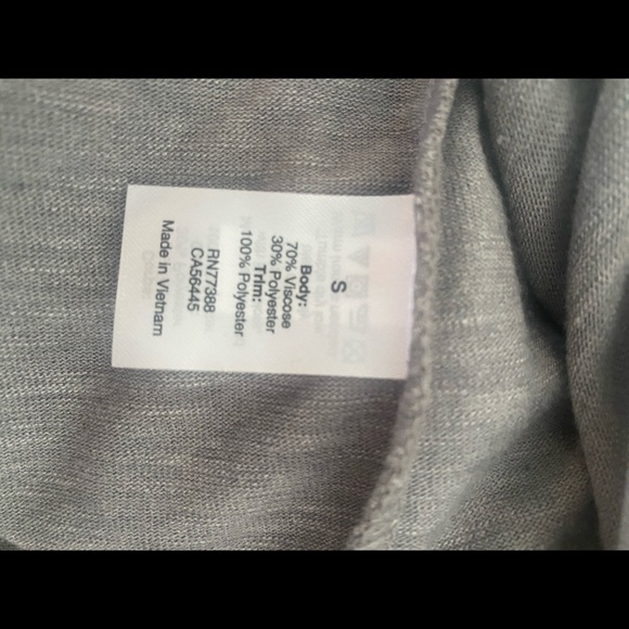 J.Crew mercantile grey knit flowy tank top. Size Small. Keyhole in back. - Picture 8 of 8